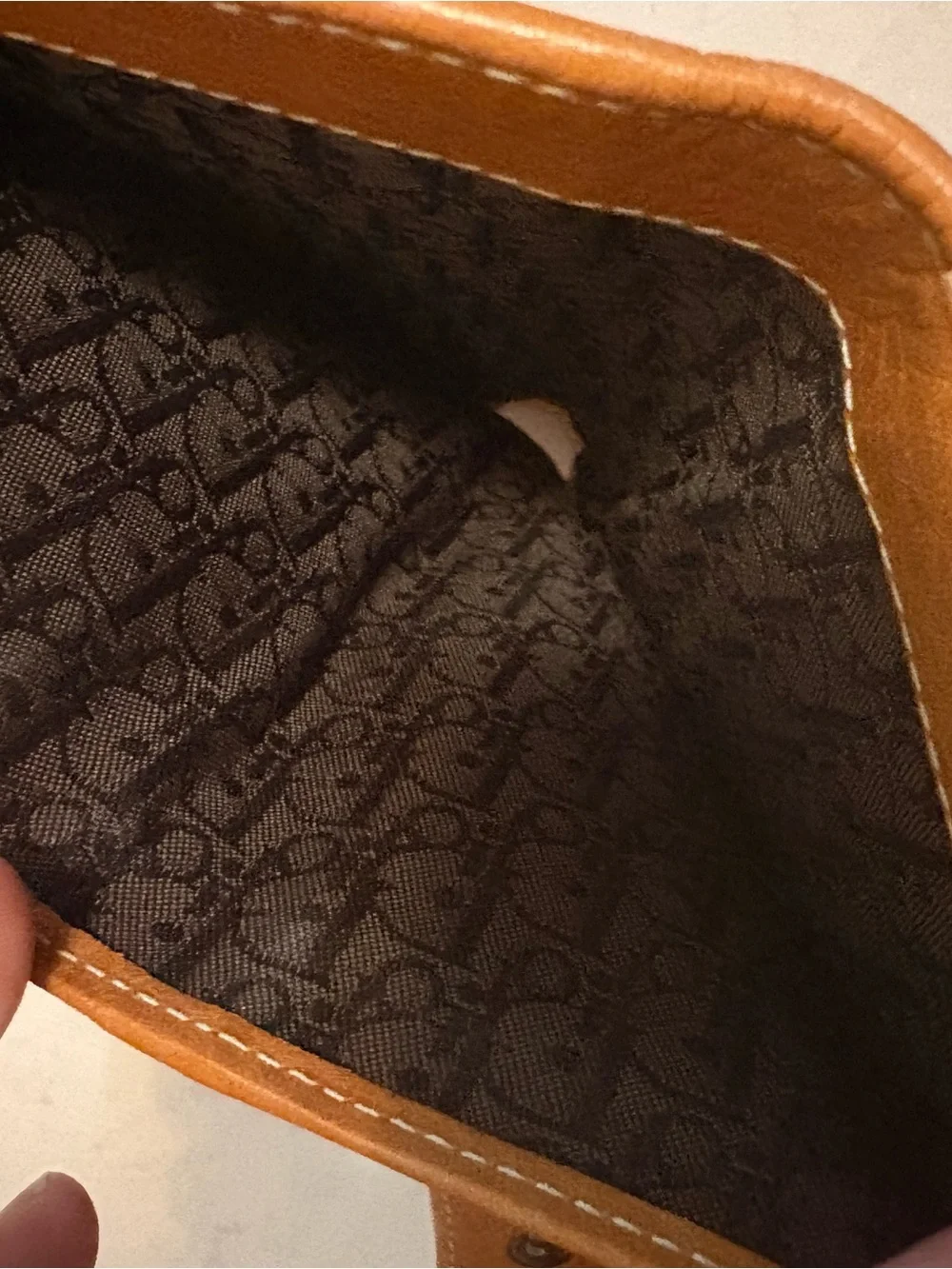 Christian Dior Saddle long continental tri fold wallet